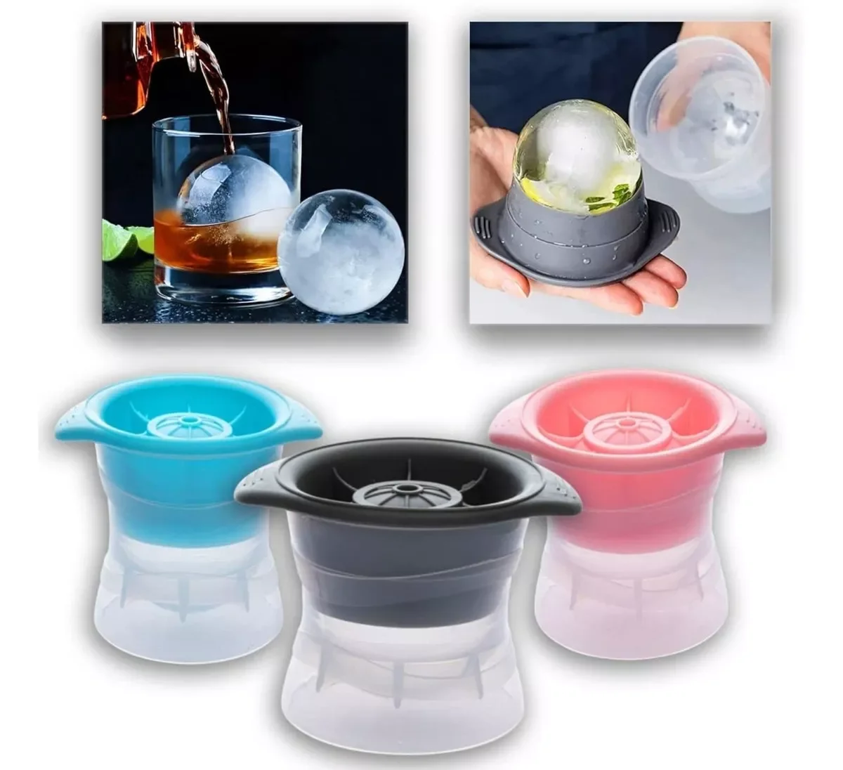 Ver imagem 1 de Forma Bola de Gelo em Silicone