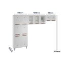 Ver imagem 4 de Cozinha Compacta Modulada de Aço 3 Peças Mirage New Branco