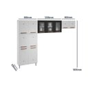 Ver imagem 4 de Cozinha Compacta de Aço 3 Peças Mirage New