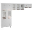 Ver imagem 6 de Cozinha Compacta Modulada de Aço 3 Peças 280cm Mirage New Branco
