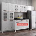 Ver mais imagens de Cozinha Compacta Modulada de Aço 3 Peças 280cm Mirage New Branco