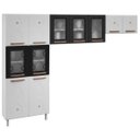 Ver imagem 6 de Cozinha Compacta Modulada de Aço 3 Peças 280cm Mirage New Branco/Preto