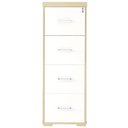 Ver imagem 6 de Armário Arquivo Pasta Suspensa 4 Gavetas Corp A06 Carvalho/branco - Mpozenato