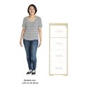 Ver imagem 5 de Armário Arquivo Pasta Suspensa 4 Gavetas Corp A06 Carvalho/branco - Mpozenato