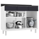 Ver imagem 2 de Balcão de Cozinha em Aço Triplo com Tampo Topázio 