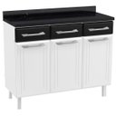 Ver imagem 3 de Balcão de Cozinha em Aço Triplo com Tampo Topázio 