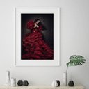 Ver imagem 1 de Quadro Umbanda Pomba Gira Sete Saias - 60x48cm:madeira Preta