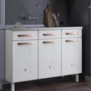 Ver imagem 2 de Balcão de Cozinha em Aço Triplo para Pia Mirage New