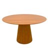 Mesa de Jantar Cone Redonda 80 Cm Base e Tampo Freijó - 1