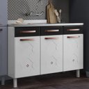 Ver imagem 2 de Balcão de Cozinha em Aço Triplo para Pia Mirage New