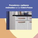 Ver mais imagens de Armário de Cozinha em Aço Triplo 6 Portas 3 Gavetas Mirage New Branco