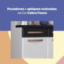 Ver imagem 7 de Armário de Cozinha em Aço Triplo 6 Portas 3 Gavetas Mirage New Preto/Branco