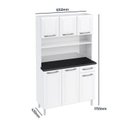 Ver imagem 3 de Armário de Cozinha em Aço Triplo Topázio Smart Branco