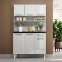 Ver imagem 1 de Armário de Cozinha em Aço Triplo Topázio Smart Branco
