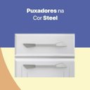Ver imagem 6 de Armário de Cozinha em Aço Triplo Topázio Smart Branco