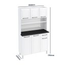 Ver imagem 3 de Armário de Cozinha em Aço Triplo Topázio Smart Branco