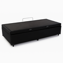 Ver imagem 4 de Cama Box Solteiro Baú Suede Preto – 88x188x35