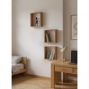 Ver imagem 1 de Kit de 3 Nichos 30cm Mdf Freijo - On Móveis