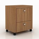 Ver imagem 6 de Conjunto 3 Peças Escrivaninha, Armário Multiuso Alto 2 Portas e Gaveteiro