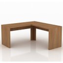 Ver imagem 7 de Kit 4 peças com Escrivaninha, Estante, Armário Multiuso Alto e Armário Multiuso Baixo