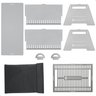 Mini Churrasqueira Portátil Desmontável Camping P-grill.inox - 3