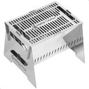 Ver imagem 1 de Mini Churrasqueira Portátil Desmontável Camping P-grill.inox