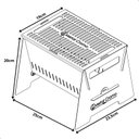 Ver imagem 6 de Mini Churrasqueira Portátil Desmontável Camping P-grill.inox