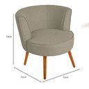Ver imagem 3 de Kit 2 Poltronas Luna em Madeira de Eucalipto Movellu Home