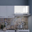 Ver imagem 1 de Armário de Cozinha em Aço Aéreo Duplo Topázio 