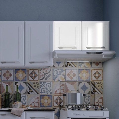 Armário de Cozinha em Aço Aéreo Duplo Topázio 