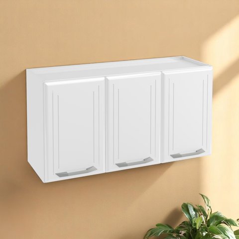 Armário de Cozinha em Aço Aéreo Triplo Topázio 