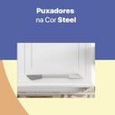 Ver imagem 6 de Armário de Cozinha em Aço Aéreo Triplo Topázio Branco