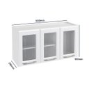 Ver imagem 4 de Armário de Cozinha em Aço Aéreo Triplo Topázio 