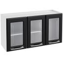 Ver imagem 3 de Armário de Cozinha em Aço Aéreo Triplo Topázio 