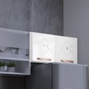 Ver imagem 1 de Armário de Cozinha Aéreo Duplo em Aço 2 Portas Mirage New 