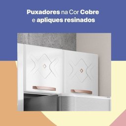 Armário de Cozinha Aéreo Duplo em Aço 2 Portas Mirage New  - 6