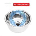Ver imagem 4 de 1 Unidade Cuba Inox 304 Anticorrosiva 30x15cm - Alta Durabilidade!