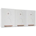 Ver imagem 4 de Armário de Cozinha Aéreo Triplo em Aço 3 Portas Mirage New 