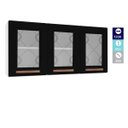 Ver imagem 6 de Armário de Cozinha Aéreo Triplo em Aço 3 Portas de Vidro Mirage New