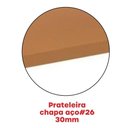 Ver imagem 3 de Estante de Estrutura Metálica com 6 Prateleiras 175cm(a)92acm(l)30cm(p) sem Reforço Laranja