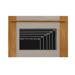 Painel Para Tv 55 Polegadas Extensível 1,60/1,80M Tulum Nature Off White Flex Linea Brasil - 2