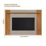 Painel Para Tv 55 Polegadas Extensível 1,60/1,80M Tulum Nature Off White Flex Linea Brasil - 4