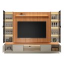 Ver imagem 7 de Conjunto Estante Modular Magnum com LED Canela Gris Fosco