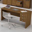 Ver mais imagens de Kit 4 Peças com Escrivaninha, Balcão, Armário Multiuso e Estante