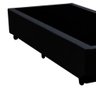 Cama Box Solteiro 88 Bello Box - Tecido Sintético Preto 88x188x40 - 2