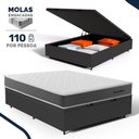 Ver imagem 5 de Cama Box Baú Casal com Colchão de Molas Ensacadas Classic Maxx 138x188x62cm
