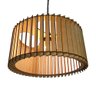 Lustre Luminária Pendente de Madeira MDF Mod. Paris GD Inclinado - 1