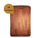 Ver imagem 1 de Kit 15 Tabuas de Carne para Churrasco Tamanho Médio Rústica