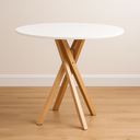 Ver imagem 2 de Mesa de Jantar Redonda de Madeira - June de 90cm Cor Branca