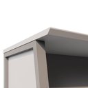 Ver imagem 3 de Escrivaninha para Escritório Tampo Chanfrado 120cm Cinza F5 Office